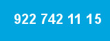 922 742 11 15 922 742 11 15